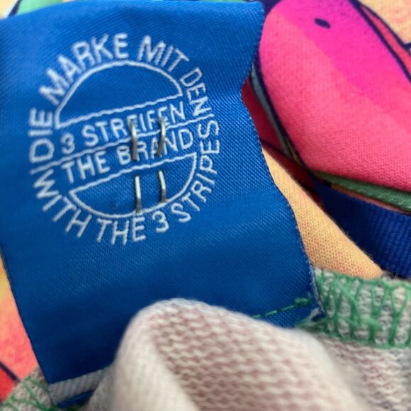 Adidas Original Mini Tennis Skirt women small multicolor Floral Pleated pockets - Picture 4 of 11